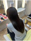 20代30代40代ショコラブラウン髪質改善カラー艶感ストレート