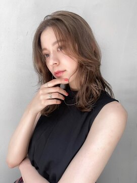 ギークス(GEEKS) 【GEEKS渋谷】顔周りレイヤー/韓国風/アッシュベージュ/20代30代