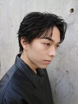 バイフィフス 原宿/表参道(by fifth)&nbsp;毛流れセンターパートワンカールニュアンスパーマフェザーパーマ