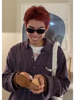 カシ 中目黒(CASI)&nbsp;オレンジヘアー/ニュアンスパーマ/暖色カラー