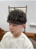 波巻きパーマ