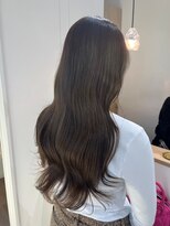 ビビバイベル(BiVi by BHEL)&nbsp;グレージュミルクティーベージュカラー韓国レイヤーカット桑名