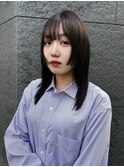 柴田　姫カット×顔まわりレイヤー