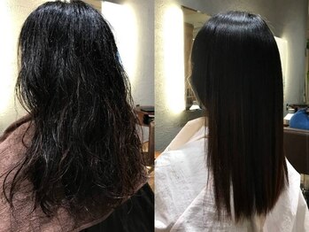ヴァンス(Vance.)の写真/今までの縮毛矯正との違いを是非、実感してみてください！髪のダメージを和らげ、ナチュラルな仕上がりに♪