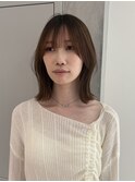 【YOKE】くびれボブ切りっぱなし髪質改善顔周りカットミディアム