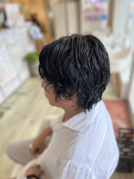 ルシードスタイル ムースユイット(LUCIDO STYLE mousse8) 無造作ウェーブ×グレーシェード