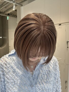 テクネ 天神大名(techne) 天神大名ミルクティーベージュダブルカラーケアブリーチショート