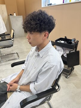 ジジ インターパーク 宇都宮(Gigi) メンズパーマ/プードルパーマ/アッシュブラック/カルマパーマ