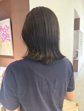 ツナグ(tsunagu) 透け感オリーブ