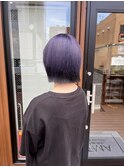 パープル×ブラック エンドカラー
