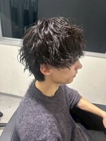 メンズサロン キング 心斎橋店(Men’s salon K!ng)&nbsp;波巻きツイストスパイラルパーマ/フェザーパーマ/眉毛/メンズ