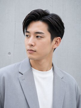 クラシコ 錦糸町(CLASSICO) 七三分け社会人就活ショートカット白髪染めスーツジャケット