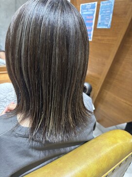 フルール(Fleur) 白髪ぼかし ハイライト レイヤースタイル