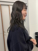 ローレンアオ(LOREN AO)&nbsp;ワンホンレイヤー/ミルクティーブロンド/ダークブルー/栄矢場町