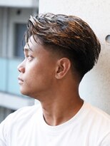 メッツ 原宿(METS) MEN'S/ルードショート×ローフェード/毛流れパーマ