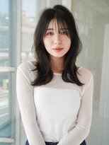 ニューヨークニューヨーク 三宮駅前店(NYNY)&nbsp;大人可愛いミディアムレイヤー+ダークブラウン