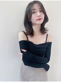 韓国風くびれレイヤーミディアムシースルー