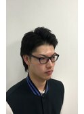 アップバングツーブロショート