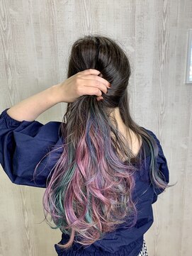 ヘアーアンドライフミルコ(miRuko) ユニコーンカラー