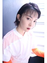 ブーケ(BOUQUET)&nbsp;ノームコアヘアスタイル　ウェットスタイリングボブ　シースルー