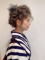 ゼンコー 国分寺(ZENKO)&nbsp;【ZENKO国分寺店】浴衣ゆる編み込みシニヨン