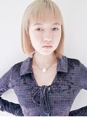 【ACA】インスタで人気のハイトーン切りっぱなしフレンチボブ