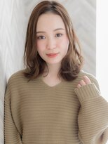 ローマ ギンザ(ROMA Ginza)&nbsp;【ROMA】大人かわいいくすみカラー/耳かけデジタルパーマロブ