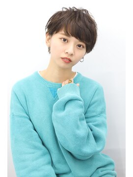 アオゾラヘアー 本店(AOZORA HAIR) アースカラー☆マッシュショート