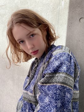 ユアーズヘア 新宿WEST(youres hair) 大人可愛い☆シースルー☆ナチュラル外はねボブ