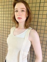 【山田】外国人風かきあげバング無造作くびれウルフレイヤー