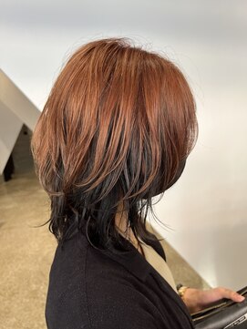 シャルム(CHARME) ツートーンカラー×ウルフ