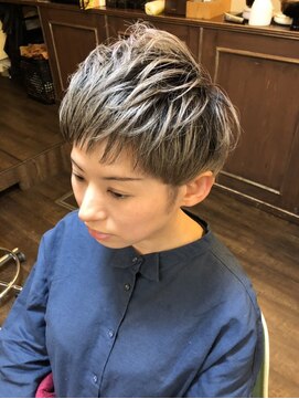 パルタジェ(partager) ボーイズライクなツーセクションショート