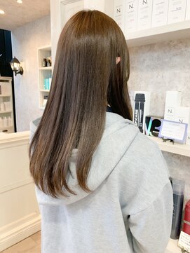 キャアリー(Caary) 福山市美容室Caary サラサラ艶モカブラウンベージュカラー