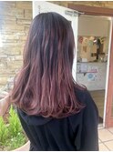グラデーションレッドブラウン