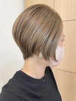 モリオ フロム ロンドン 成増店&nbsp;【morio成増店/米村進】前下がりショートボブ