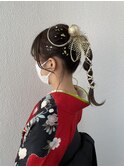 卒業式ヘアセット
