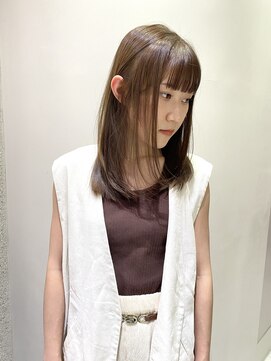 マイル 渋谷(mile) ブリーチなしダブルカラーブラウンベージュ