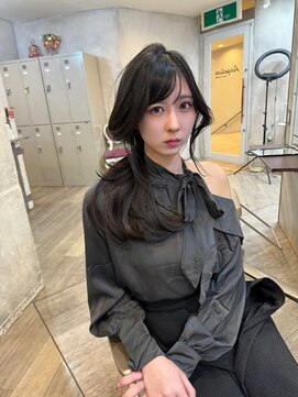アンジェリカラボ 梅田店(ANGELICA LABO) トレンドレイヤーに結んでも可愛い顔まわり前髪〔川又〕