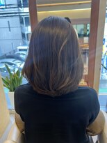 ファーレンピュア(FAHREN PURE)&nbsp;グレージュ／イルミナカラー／レイヤー／ボブ／ミディアム／和光