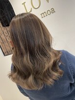 ラビスモア(Lovis moa)&nbsp;切りっぱなしボブ/エアリーロング/ピンクブラウン/美髪のススメ
