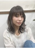 インナーカラー×ホワイトグレージュ