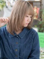 カバーヘア ブリス 志木南口駅前店(COVER HAIR bliss)&nbsp;★ブロンドカラー小顔顔周りレイヤーワンカール10代20代30代★10