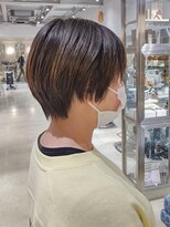 オーガニック リブ 川越(organic+live)&nbsp;くびレイヤーグレージュエモージュ大人ショート小顔似合わせ