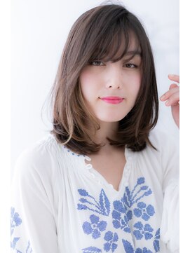 ヘアスタジオ ガロウ(hair stuido garou) 前髪/アンブレラカラー/こなれミディ/ウェーブパーマ/盛岡24