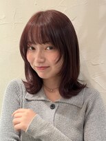 ミディアムくびれスタイル×フェイスレイヤー