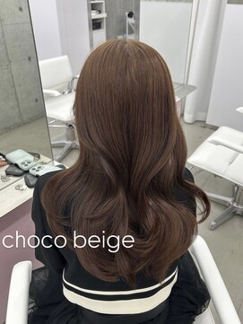 エヌアイ オモテサンドウ(ni omotesando) ブリーチなしダブルカラー　チョコレートベージュ