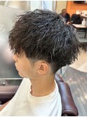 ツイストスパイラル/ビジネス/メンズパーマ/フェード