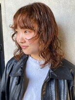 フェンヘアーアイス 中目黒(Fen.hair ici)&nbsp;ゆるふわ大人可愛い♪20代30代デジタルパーマピンクベージュ