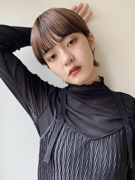 リグリー(regree) ショートウルフ/くびれショート/ハイライト/髪質改善