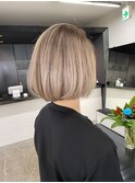 【原田】ハイトーン　バレイヤージュ　シャドールーツ　ベージュ